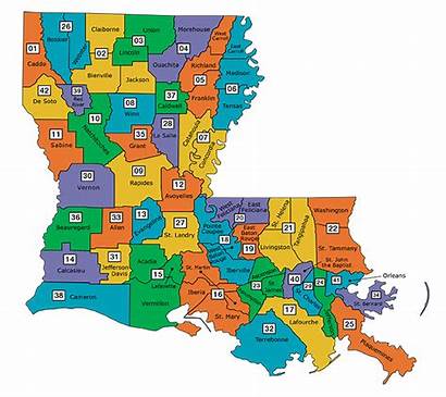 Louisiana Judicial Map Districts Elections Ballotpedia Enlarge