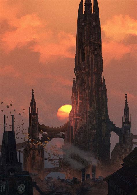 The Dark Tower By E Mendoza On Deviantart Fantasy Concept Art