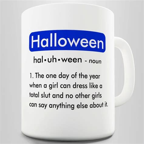 Funny Definition Meaning Halloween Ceramic Novelty Gift Mug