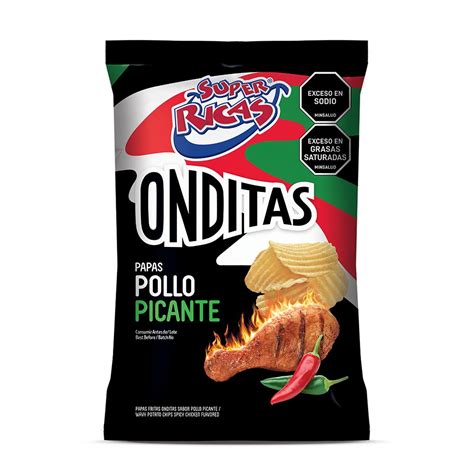 Papas Superricas Onditas Pollo Picante X105g Tiendas Metro