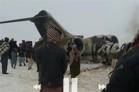 Us Air Force Bombardier E 11a Crashes Into Taliban