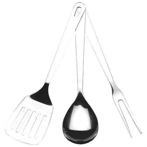 Texsport 3 Piece Stainless Steel Utensil Set 13 Stainless Steel