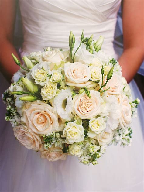 Wedding Bouquets White Roses With Bittersweet A Wedding Bouquet