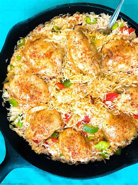 Smoky Paprika Chicken With Basmati Rice Recipe By Smartypantskitchen
