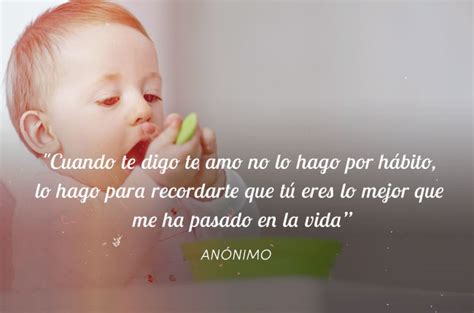 Arriba 72 Imagen Frases Bonitas Para Mi Bebe Viaterramx