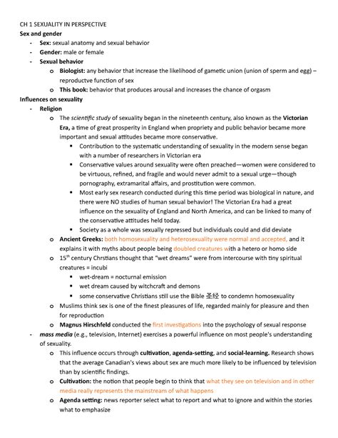 Mid1 Exam 1 Ch 1 Sexuality In Perspective Sex And Gender Sex Sexual Anatomy And Sexual