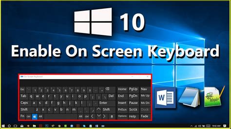 How To Enable The On Screen Keyboard In Windows 10 Official Tech