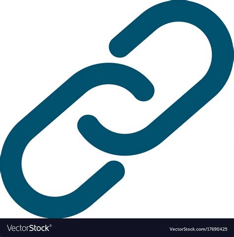 Available in png and svg formats. Chain connection element symbol icon Royalty Free Vector