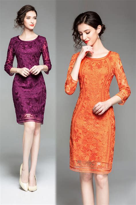 Distinguez vous avec la sélection robe dentelle et robe moulante. Robe cocktail mariage courte prune en dentelle fleurie ...