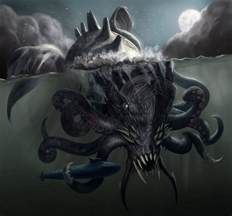 Hd Mythical Creatures In Celtic Mythology Wallpaper Kraken Greek