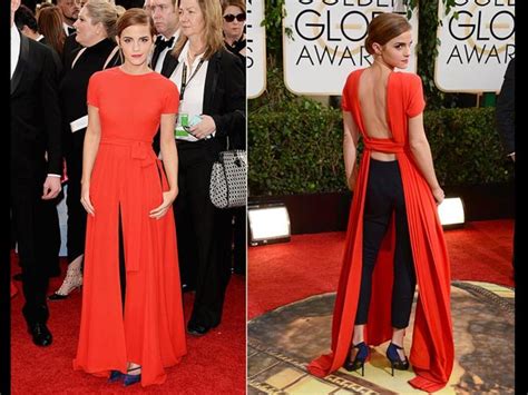 Emma Watson At Golden Globes 2014