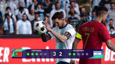 messi vs cr7 argentina and portugal world cup final penalty youtube