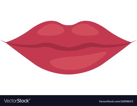 Lips And Mouth Cartoon Design Royalty Free Vector Image