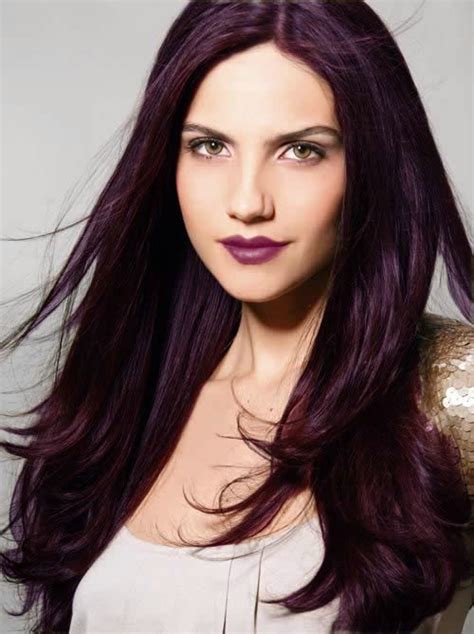 Here Hair Colors Tips The Unique Plum Hair Color Picture Gallery Plum