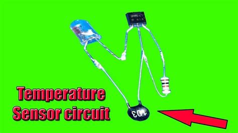 How To Make Temperature Sensor Circuit Using Thermistor Youtube