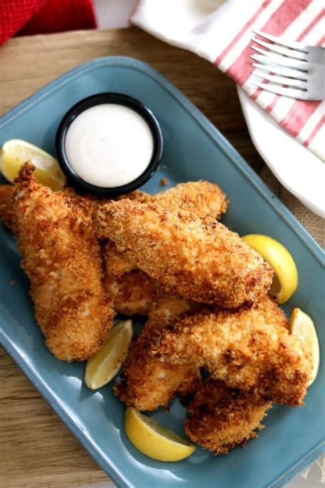 Be sure to check strips frequently until they're. Air Fryer Ranch Chicken Tenders | Kitchen Dreaming