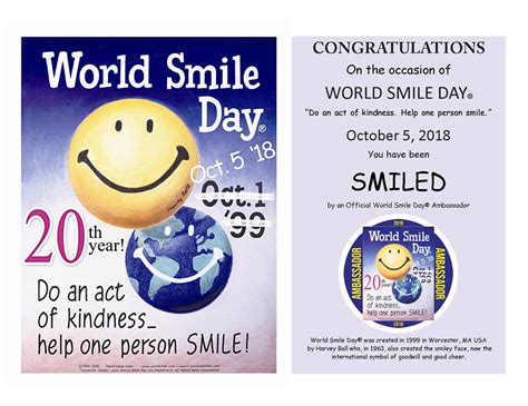 Cat Chat With Caren And Cody World Smile Day 20th Anniversary