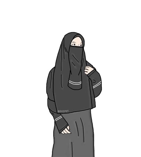 Gambar Kartun Muslimah Muslimah Wanita Purdah Muslimah Berpurdah