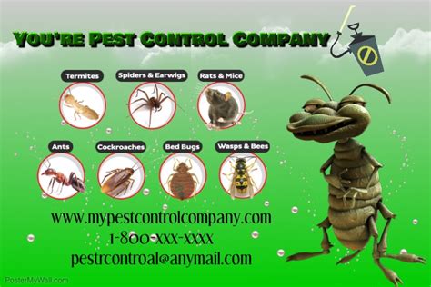 Pest Control Template Postermywall