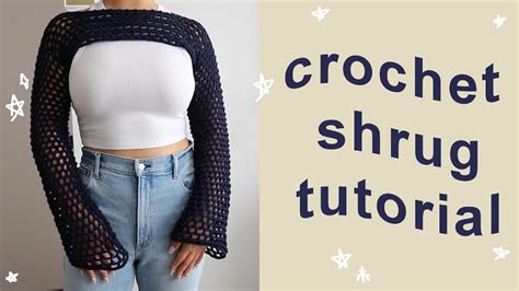 Crochet Fishnet Sleevesshrug Tutorial For Beginners Youtube