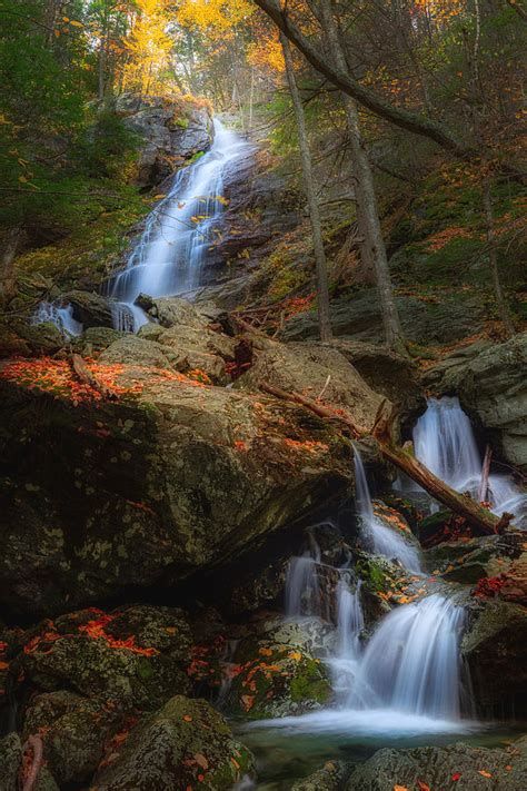Lower Falls Of Race Brook By Bill Wakeley Nature Photography