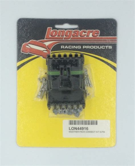 Longacre Weather Pack Connector Kit 6 Pin Tilley Motorsport Spares