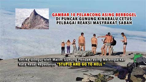 Malaysia Blames Quake On Naked Selfie Tourists Some Of Whom Now Cant
