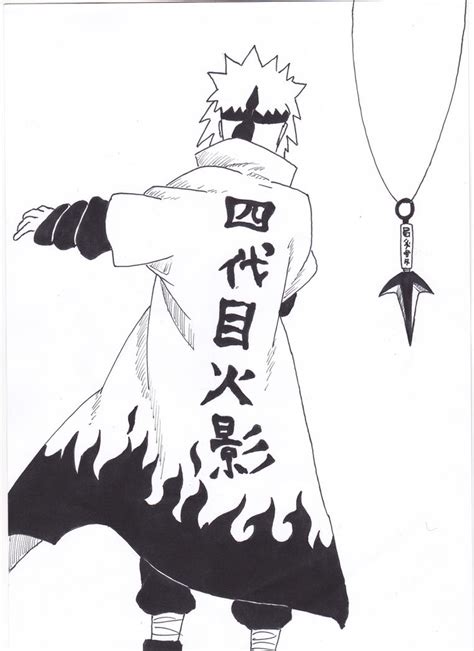 Dessin De Minato Et Naruto Uzumaki Drawing Easy Pictures Step Imagesee