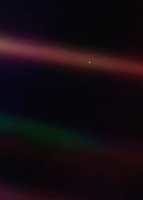 Pale Blue Dot Nasa Voyager Carl Sagan Space Etsy Uk