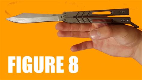 Butterfly Knife Tricks For Beginners 3 8 Figure 8 Youtube