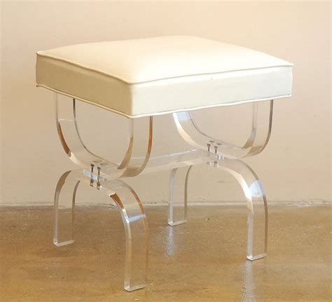 Posted on november 29, 2019 by posted in vanities. Lucite Vanity Stool at 1stdibs
