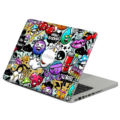 graffiti cartoon features laptop decal sticker skin for macbook air pro retina 11 13 15 vinyl