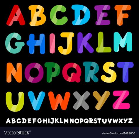 Cartoon Alphabet Letters