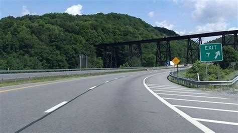 West Virginia Turnpike Interstate 77 Exits 1 To 9 Northbound Youtube
