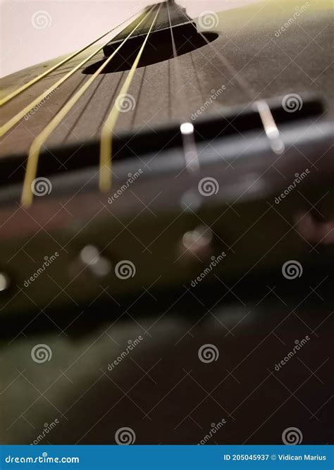 Green Guitar Strings Stock Image Image Of Iron Line 205045937