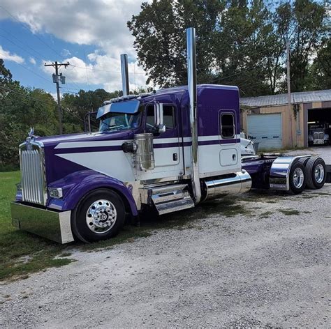 Purple And White Looking Real Fine 😈 📷 By Largecarsmafia Trucker