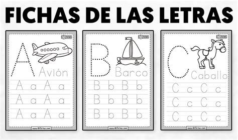 Fichas De Las Letras Abc Fichas