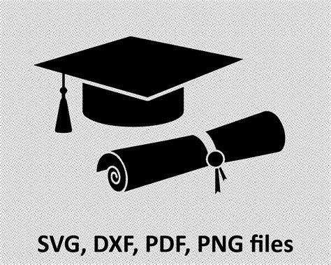 Free Svg File Graduation Cap 157 Svg File For Silhouette