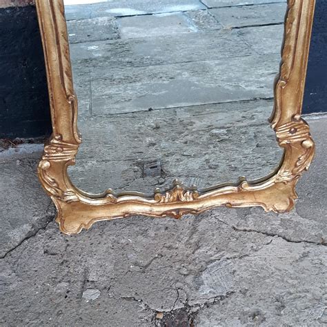 A Carved Gilt Wooden Ornate Framed Mirror Antique Mirrors Hemswell