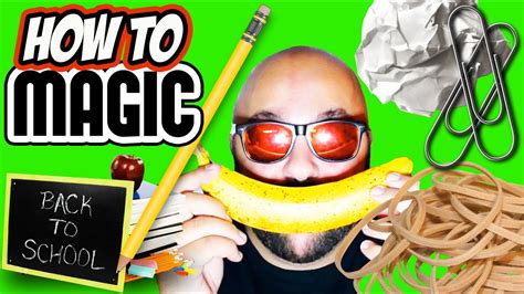 5 Back To School Magic Tricks How To Magic Youtube