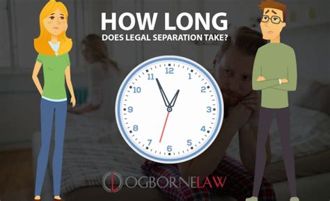 How Long Does Legal Separation Take Ogborne Law