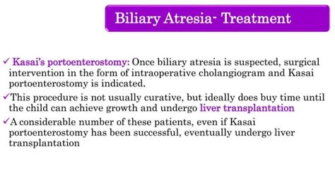 Biliary Atresia Obstructive Jaundice Pediatric Surgery
