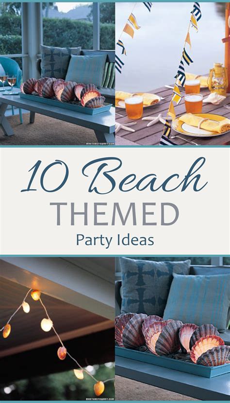 The designs are all unique and you will find a variety of colors. 10 Beach Themed Party Ideas | Sand Between My Piggies ...