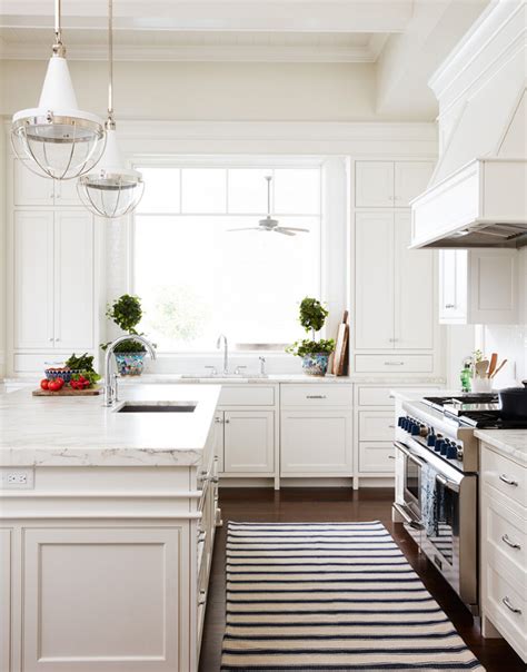 Great savings & free delivery / collection on many items. Black and White Striped Runner in Front of Stove ...