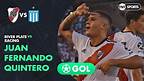 Juan Fernando Quintero (1-0) River Plate vs Racing | Fecha 18 - Superliga Argentina 2018/2019