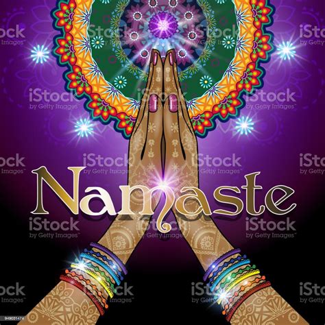 Namaste Stock Illustration Download Image Now Adult Adults Only