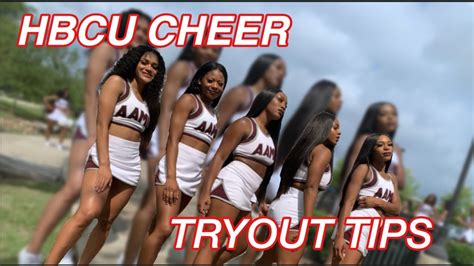 Hbcu Cheer Tryout Tips Making The Team Youtube