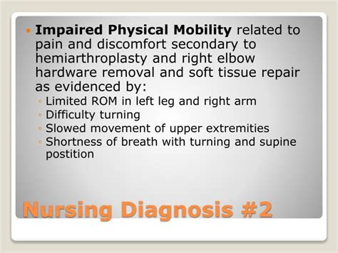 Impaired Physical Mobility Nursing Diagnosis Towerapo