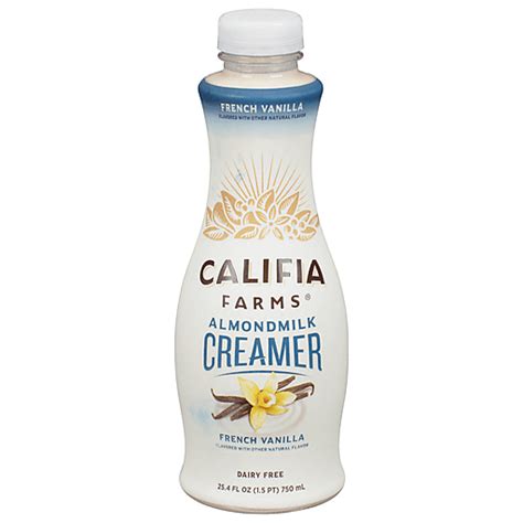 Califia Farms Almondmilk French Vanilla Creamer 254 Fl Oz Creamers