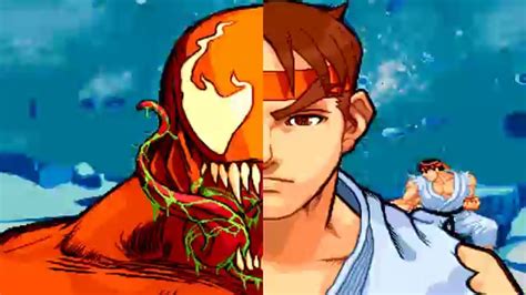 Marvel Vs Capcom Red Venom And Ryu Tas Youtube